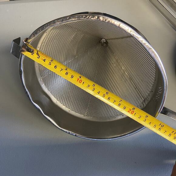 NWT Colander Cone Pot Strainer Coarse Stainless Steel 02 Pieces - Picture 9 of 9